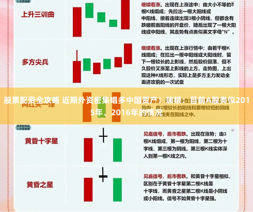 股票配资全攻略 近期外资密集唱多中国资产！瑞银：目前A股类似2015年、2016年的情况